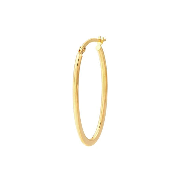 Oval Hoop Earrings