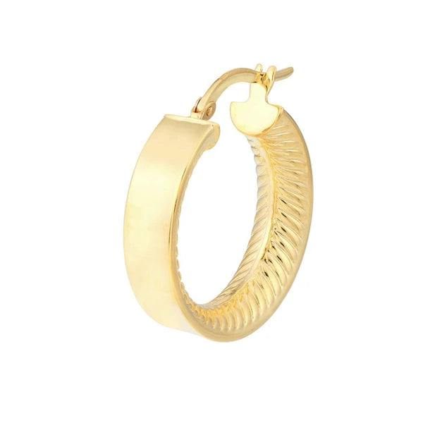 Interior Designed Hoop Earrings