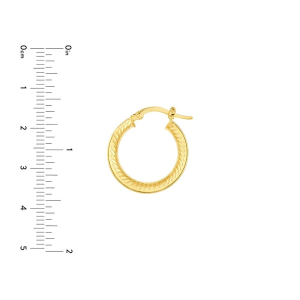 Interior Designed Hoop Earrings