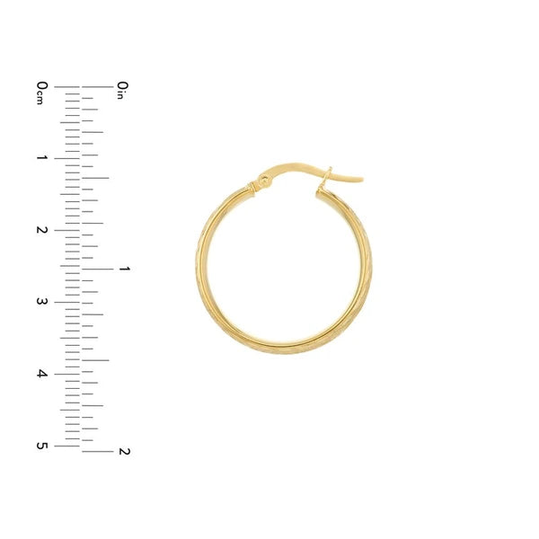 Cobblestone Hoop Earrings