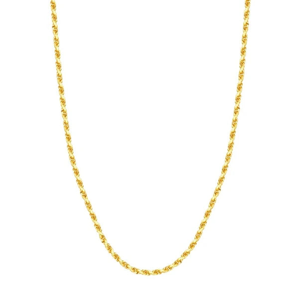 3.8mm D/C Rope Chain with Lobster Lock