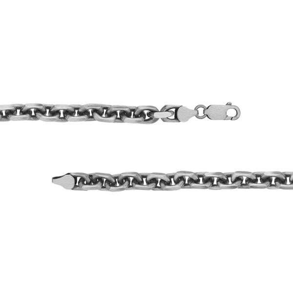 Sterling Silver D/C Cable Link Chain