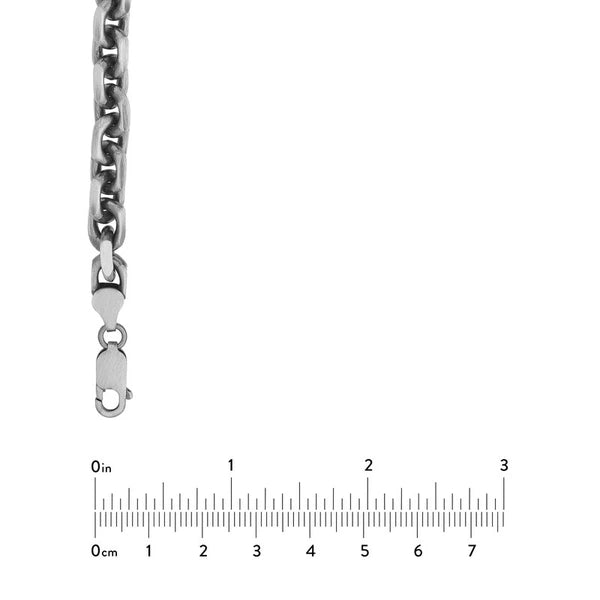 Sterling Silver D/C Cable Link Chain