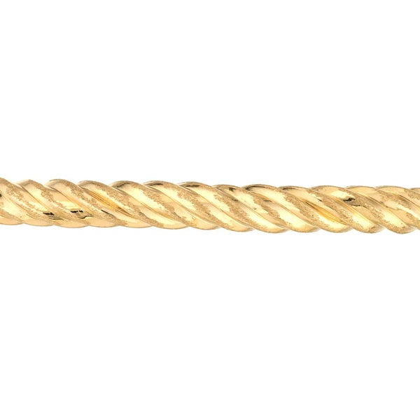 Slip-On Twisted Rope Tube Bangle