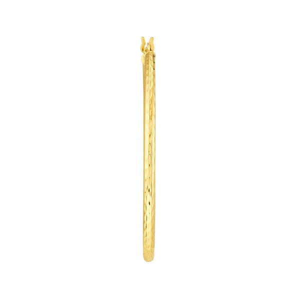 2x40mm Full DC Round Hoop Earrings