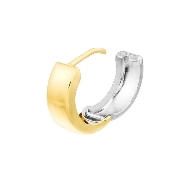 Two Tone Hoop Earrings
