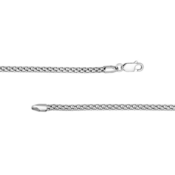 Sterling Silver 3mm Popcorn Chain