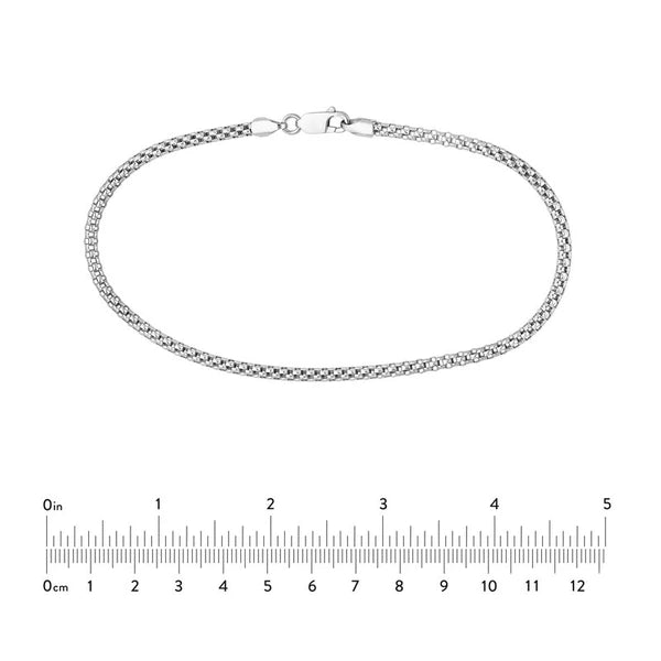 Sterling Silver 3mm Popcorn Chain