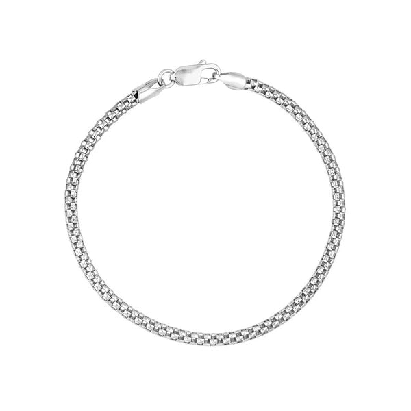 Sterling Silver 3mm Popcorn Chain