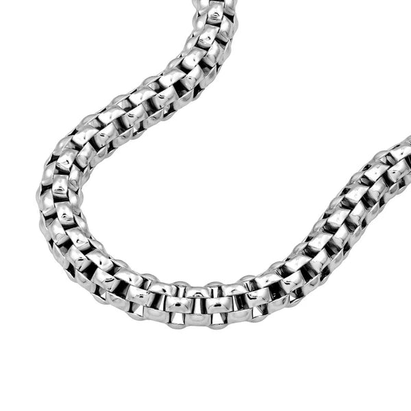 Sterling Silver 4mm Popcorn Chain with Lobster Lock