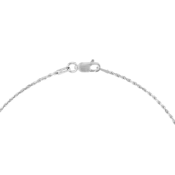 Sterling Silver 1.3mm D/C Rope Chain