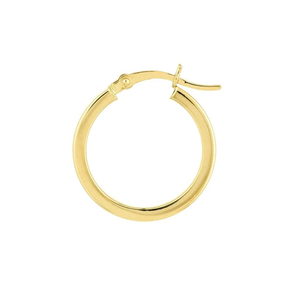 2 X 20mm Square Hoop Earrings