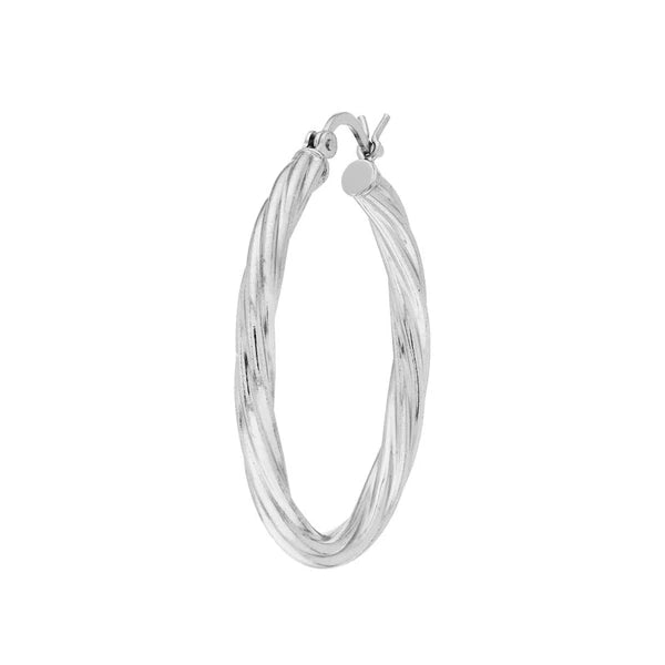 Twist Hoop Earrings