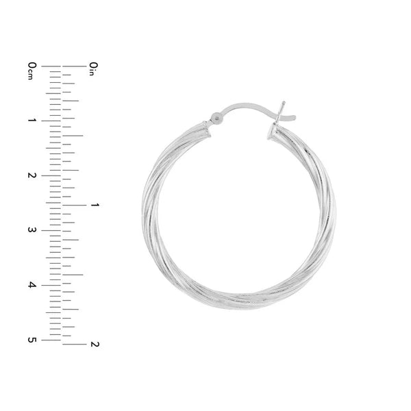 Twist Hoop Earrings