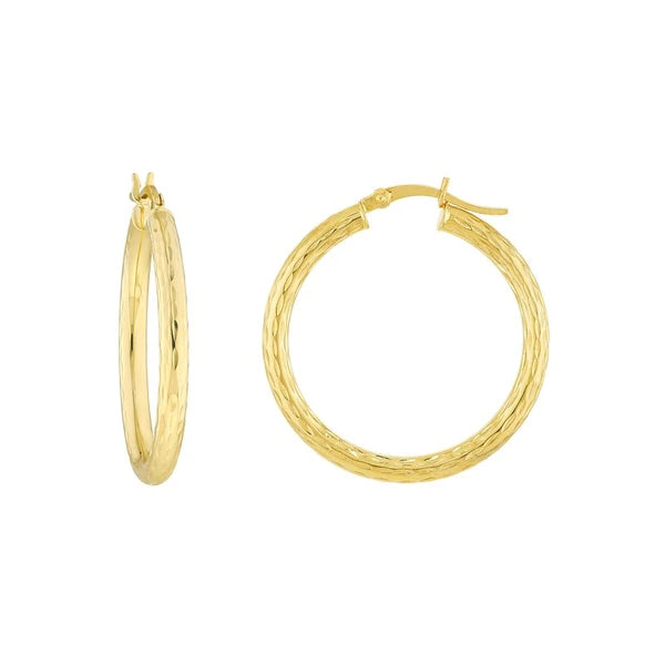 3 X 30 Round Tube Full DC Earrings