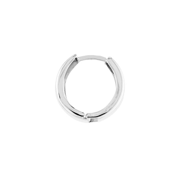 Sterling Silver Polished Hoop Earrings