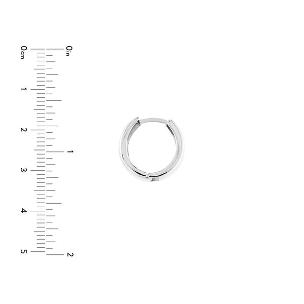 Sterling Silver Polished Hoop Earrings