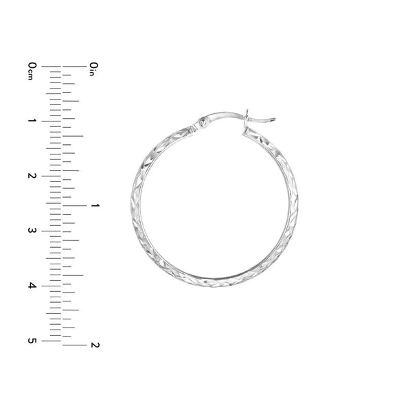 3x30 DC Inside/Out Hoop Earrings