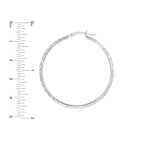 3x40 DC Inside/Out Hoop Earrings