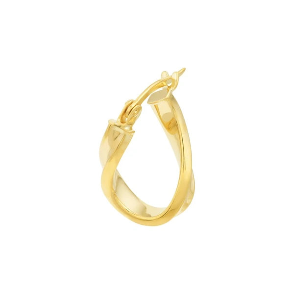 Curved Hoop Earrings