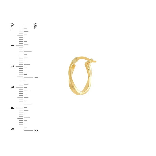 Curved Hoop Earrings
