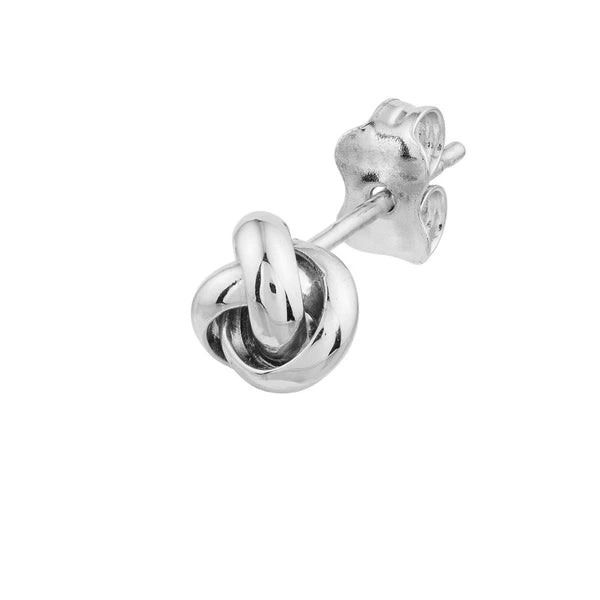 3 Loop Love Knot Post Earrings