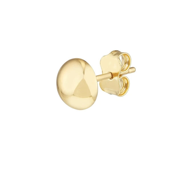 Mini Dome Stud Earrings on Post Back