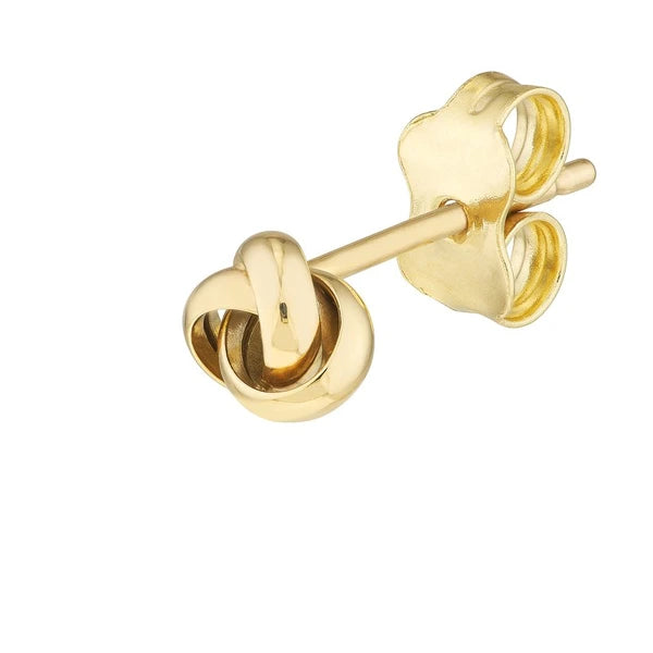 Mini 3 Loop Love Knot Earrings