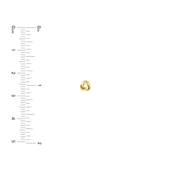 Mini 3 Loop Love Knot Earrings