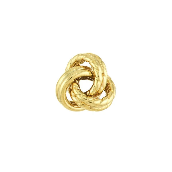 3 Loop Texutred Love Knot Earrings