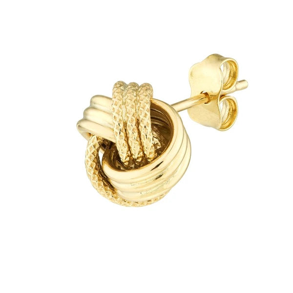 Triple Wire Love Knot Earrings