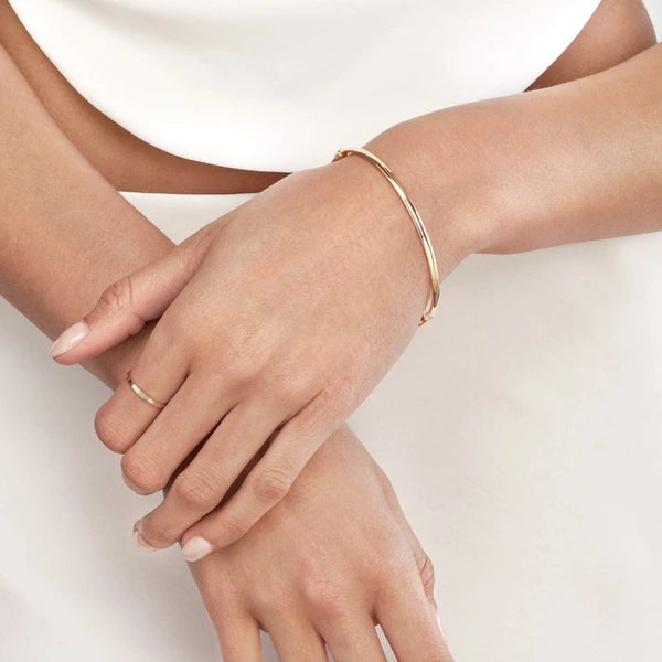 Polished Hinged Bangle