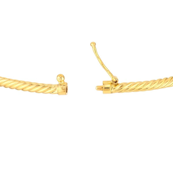 Twisted Tube Bangle