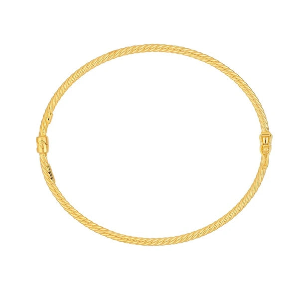 Twisted Tube Bangle