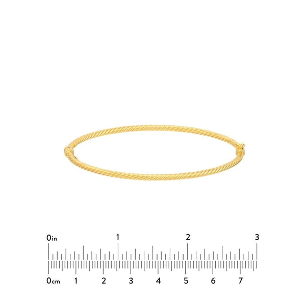 Twisted Tube Bangle