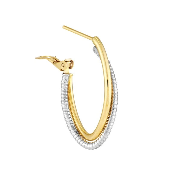 Interwoven Twist and Plain in Two-Tome with Omega Back