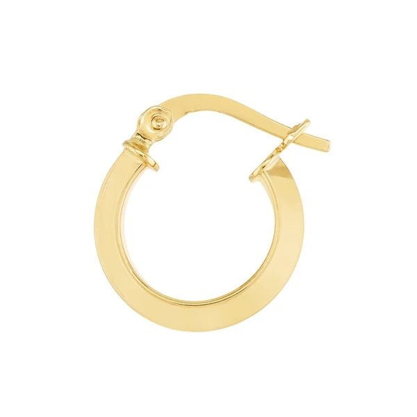 Knife Edge Mini Hoop Earrings