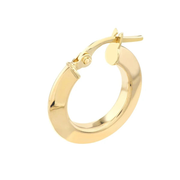 Knife Edge Mini Hoop Earrings