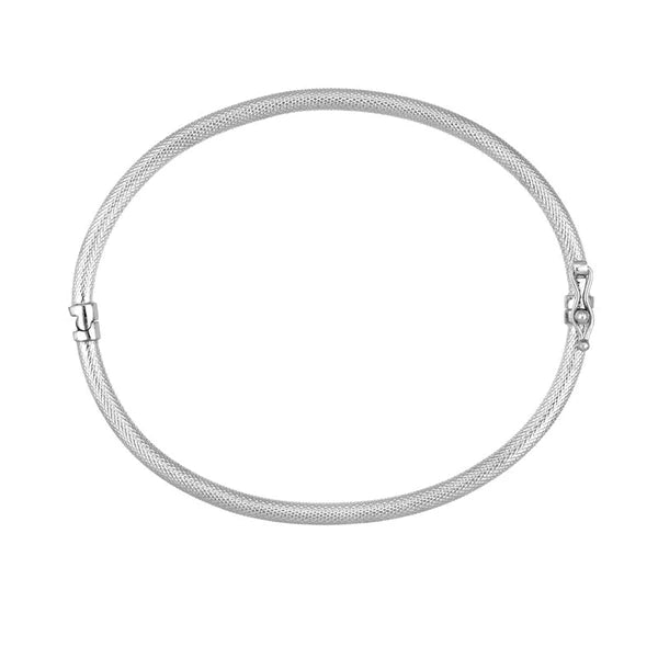 Textured Hinged Bangle