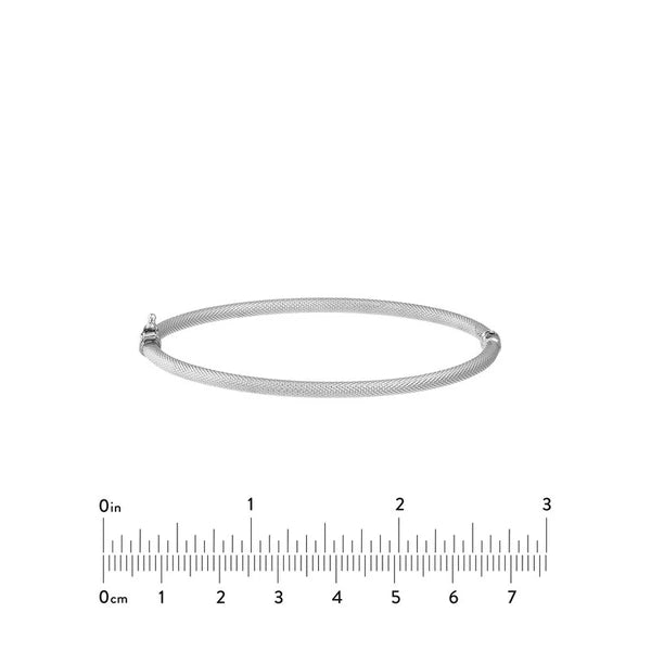 Textured Hinged Bangle