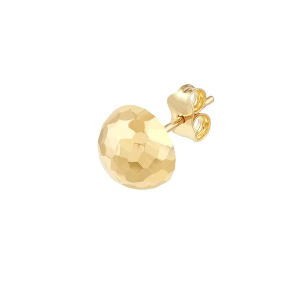 Textured Dome Stud Earrings on Post Back