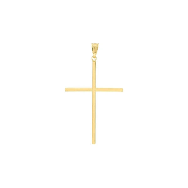 Large Polished Cross Pendant