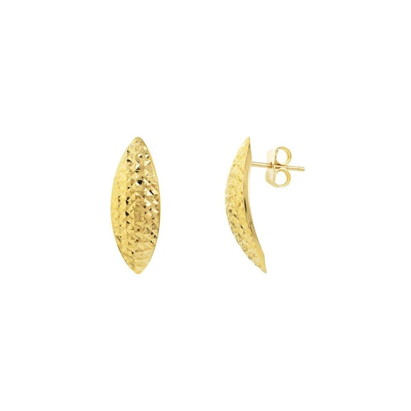 D/C Bombe Marquise Earrings on Post Back