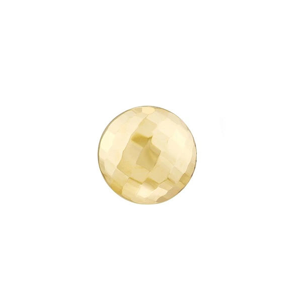 Textured Button Stud Earrings on Post Back