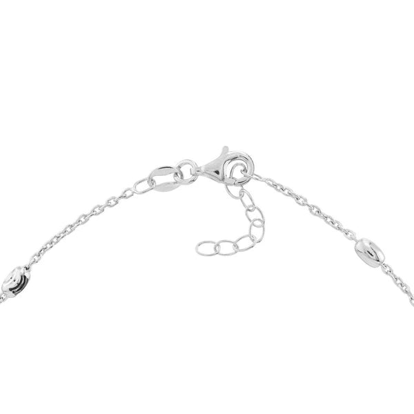 D/C Oval Moon Stations Anklet