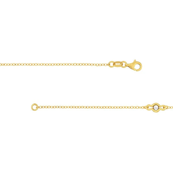 Long And Lovely Cable Illusion Station Necklace