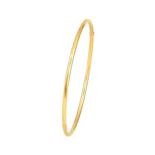 Slip-On Polished Tube Bangle