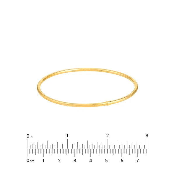 Slip-On Polished Tube Bangle