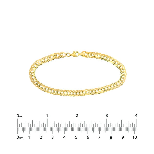 Flat Foxtail Chain Bracelet