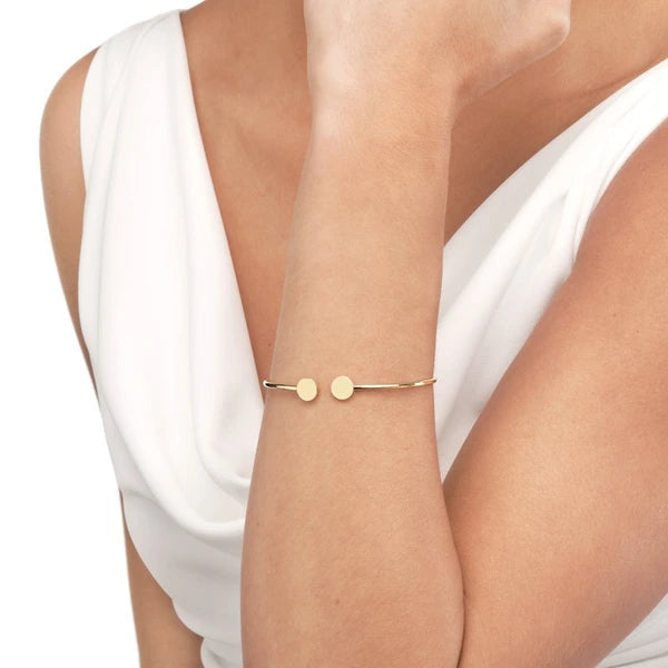 Disc Cuff Bangle